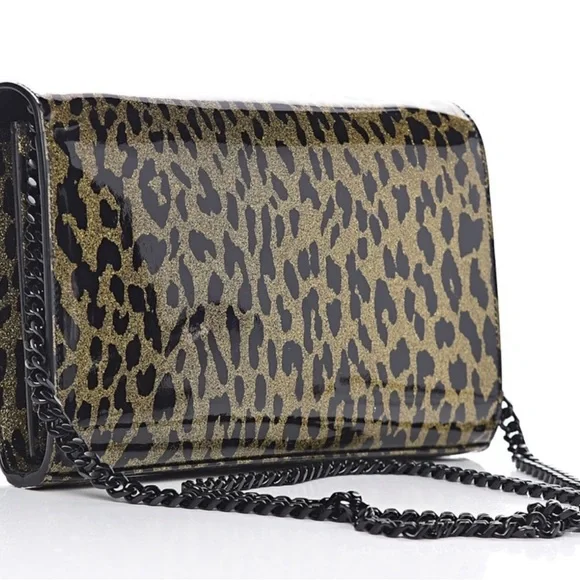 YSL Leopard Chain Purse Wallet - Picture 5 of 10